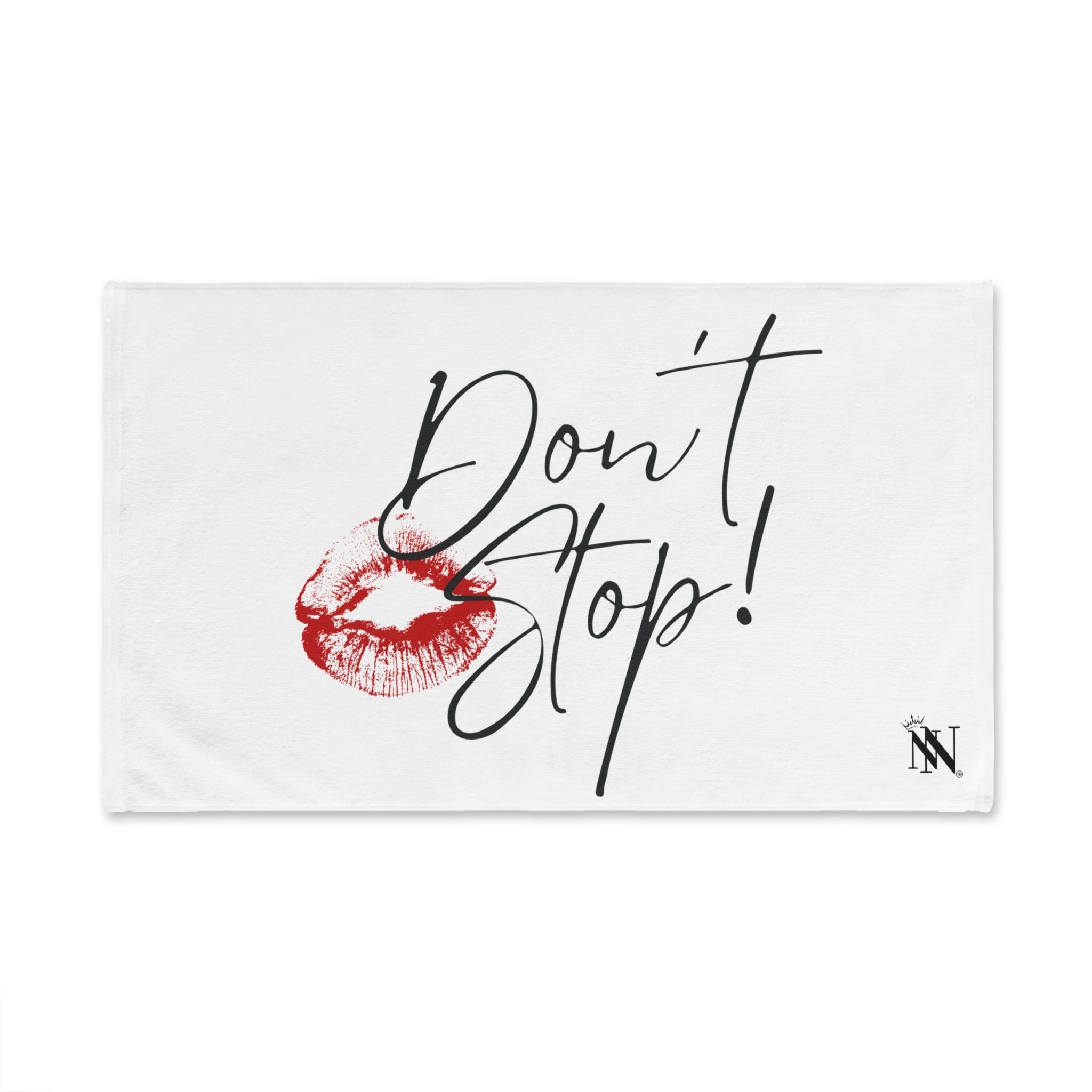 Don’t Stop with a Kiss Cum Towel