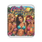 Three Girls Will Be Girls Graphic Series | Mix Match Fun-Flirty Lovers’ Water-Resistant Blankets