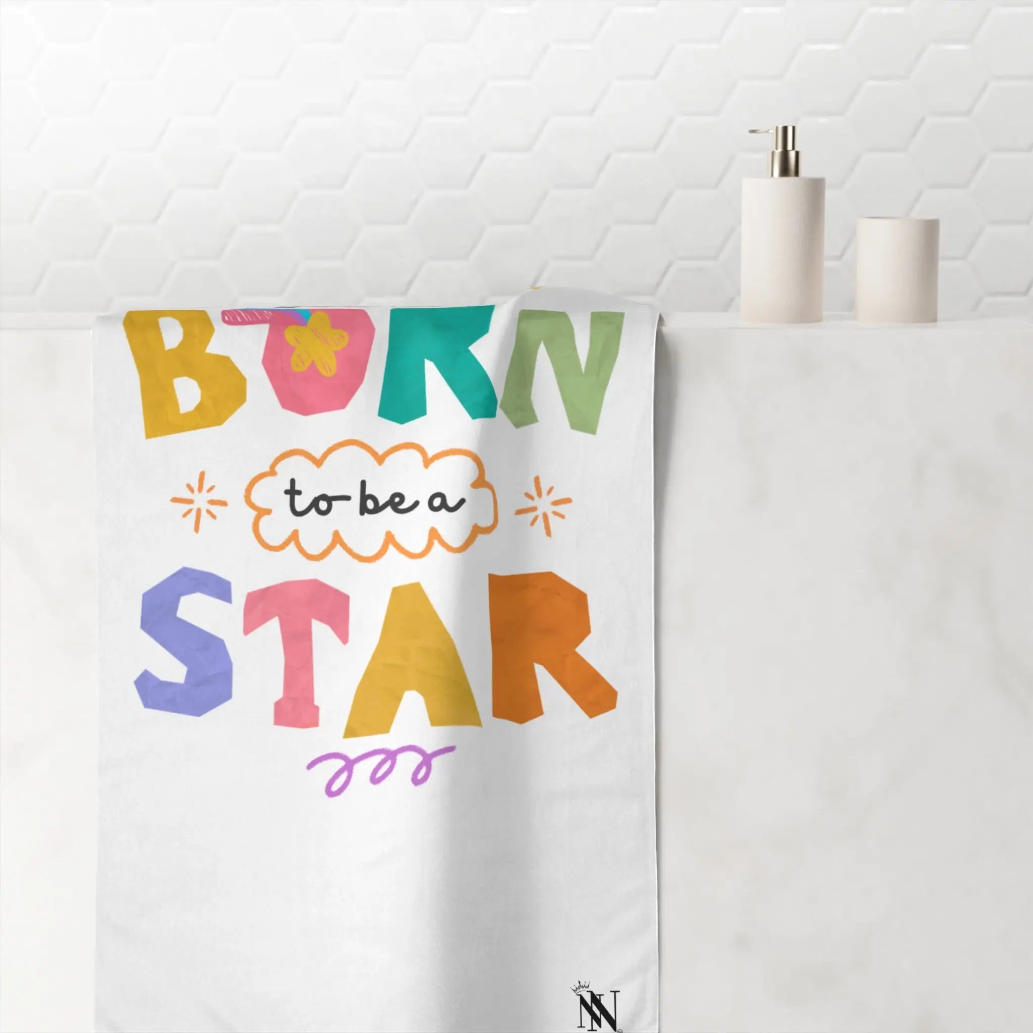 You Were Born to Be a Star Cute Extra Large Towel