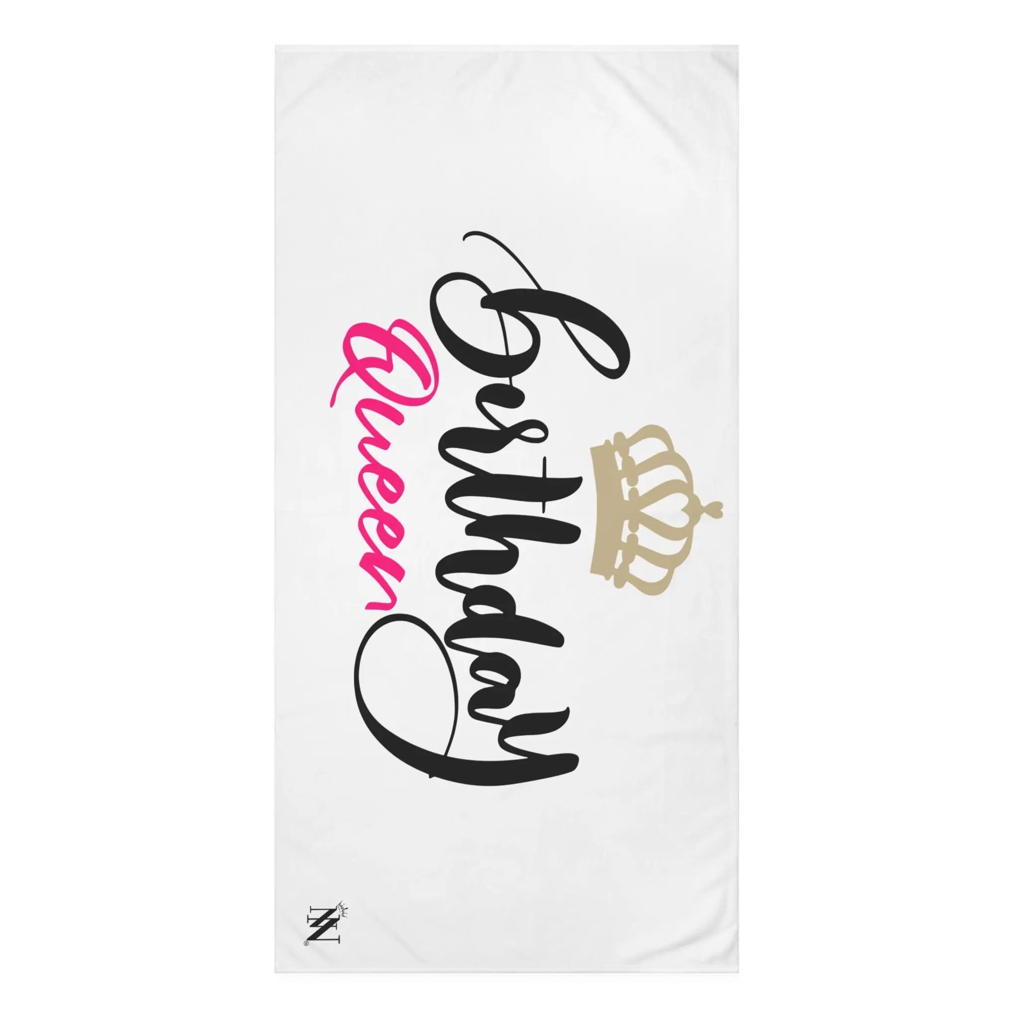Gold Crown Birthday Queen | Mix & Match XL Fun-Flirty Lovers’ Towels