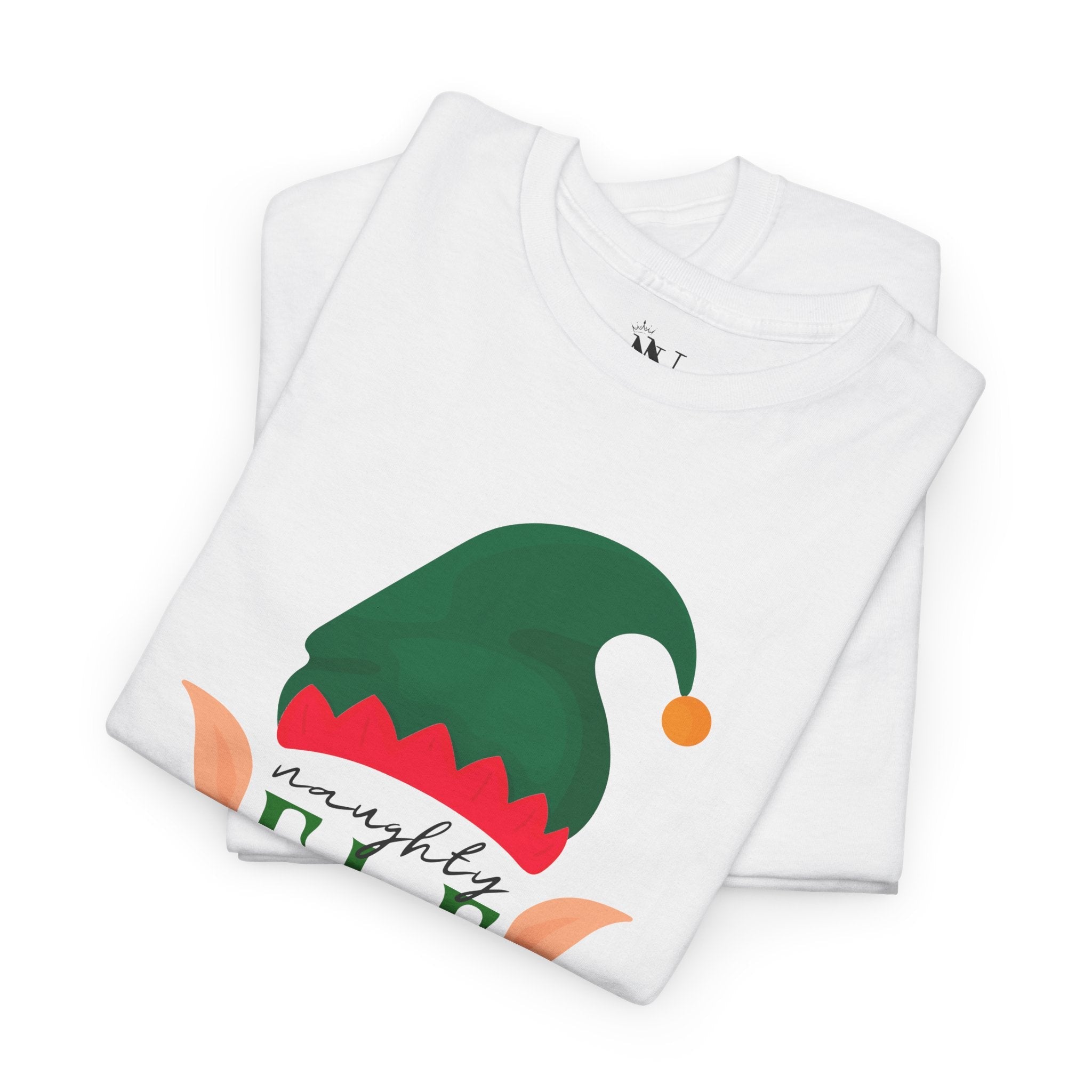 Naughty Elf | Mix & Match 100% Cotton Unisex Fun-Flirty Lovers’ Tees