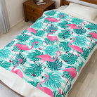 Pink Flamingo Hawaiian Shirt | Mix & Match Soft Fun-Flirty Lovers’ Blankets