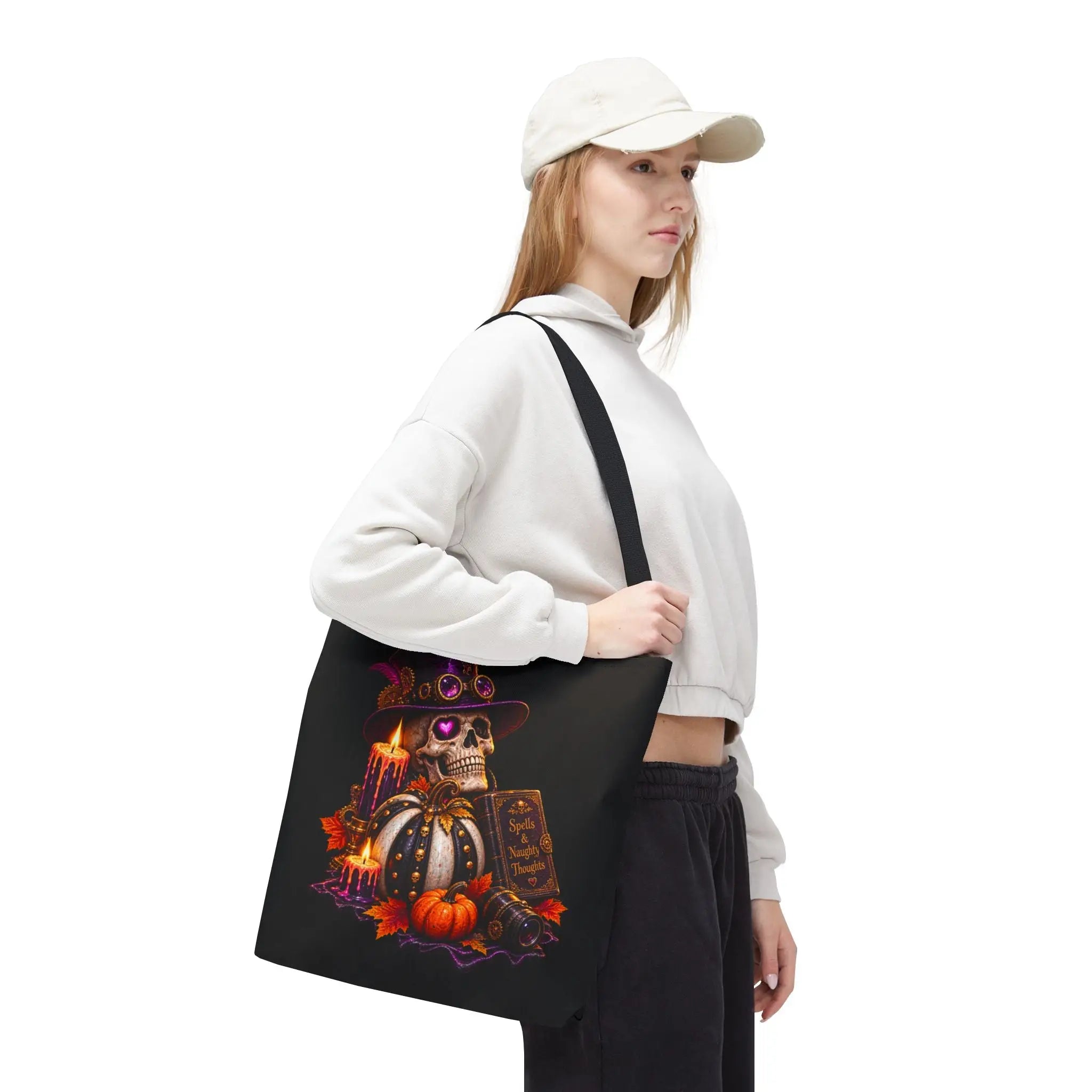 Spells & Naughty Thoughts Skull | Nectar Napkins Fun-Flirty Lovers’ Totes