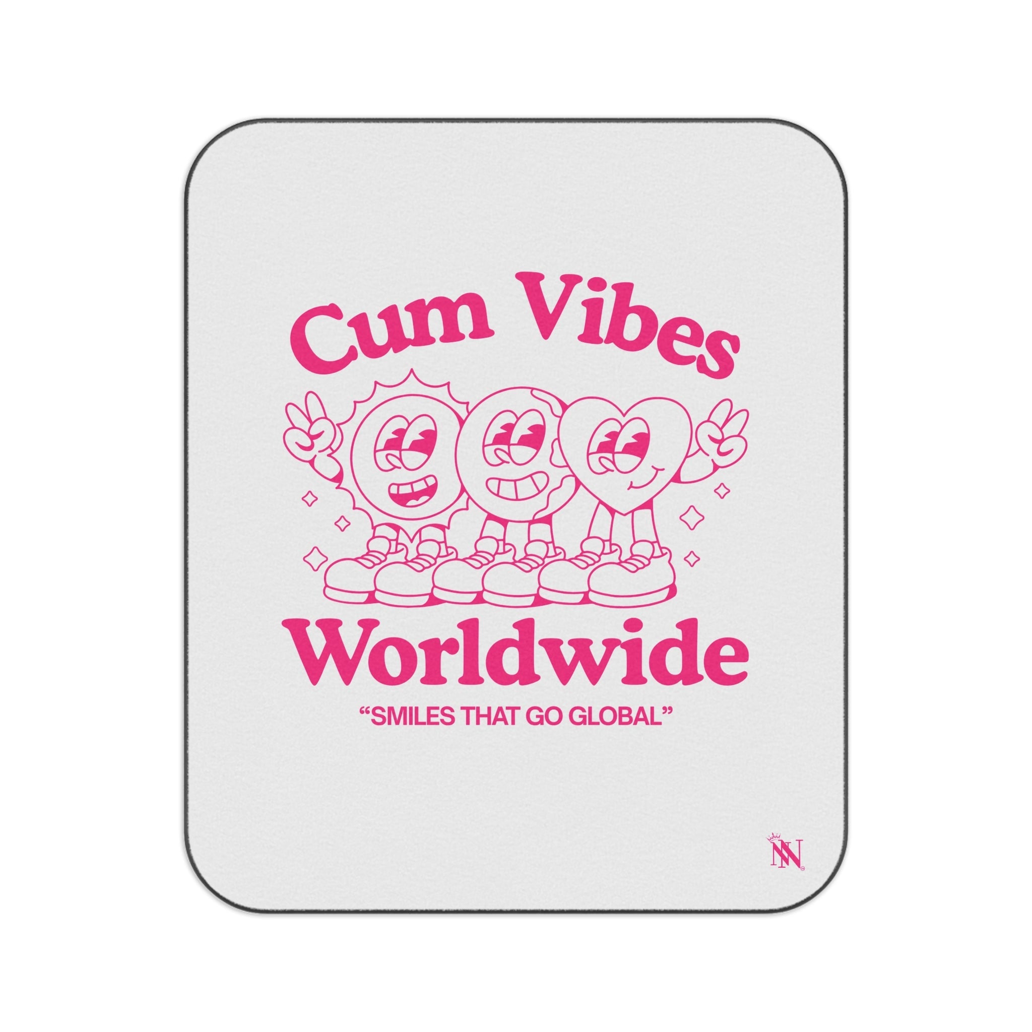 Cum Vibes Worldwide | Mix Match Fun-Flirty Lovers’ Water-Resistant Blankets