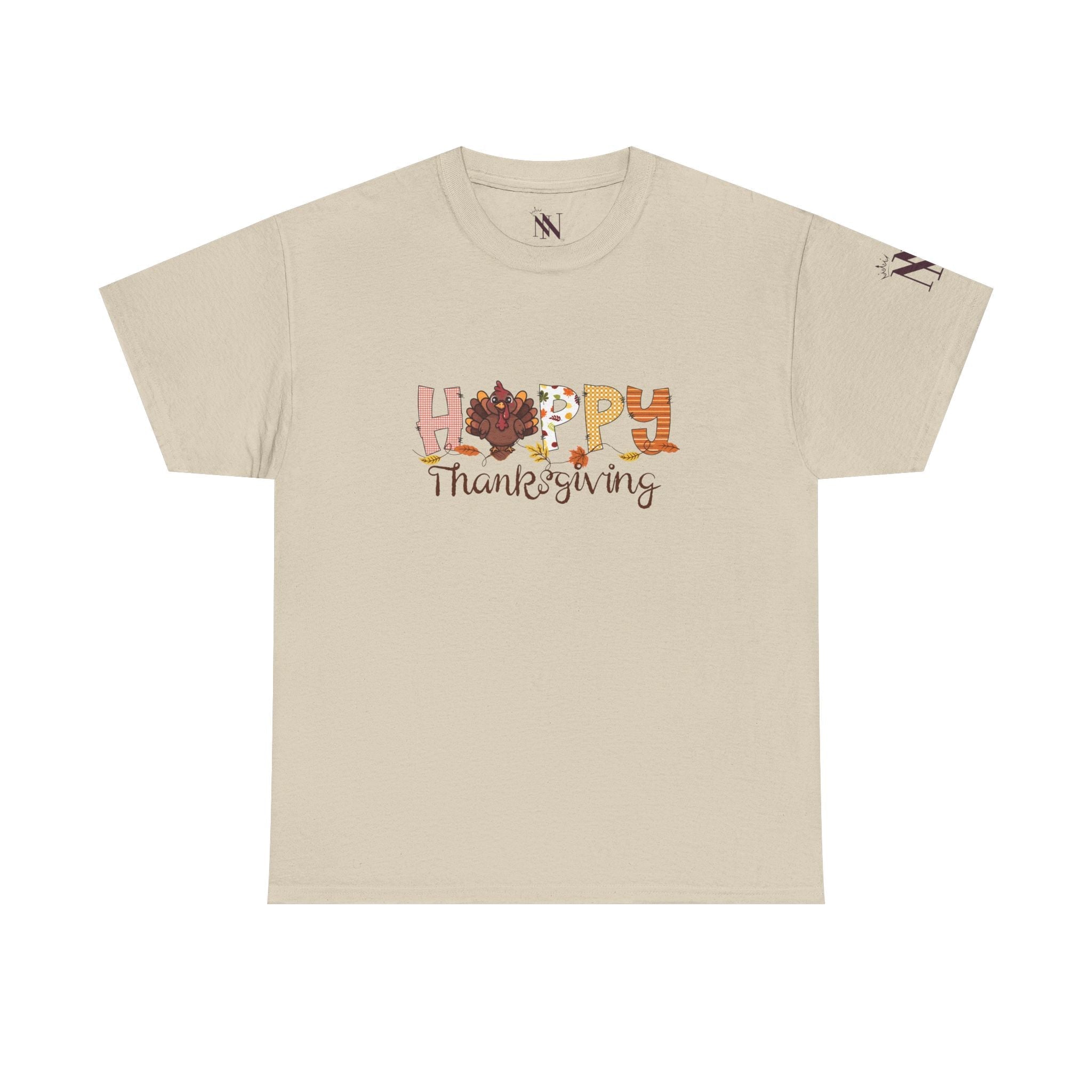Cute Happy Thanksgiving | Mix & Match Cotton Unisex Fun-Flirty Lovers’ T-Shirts
