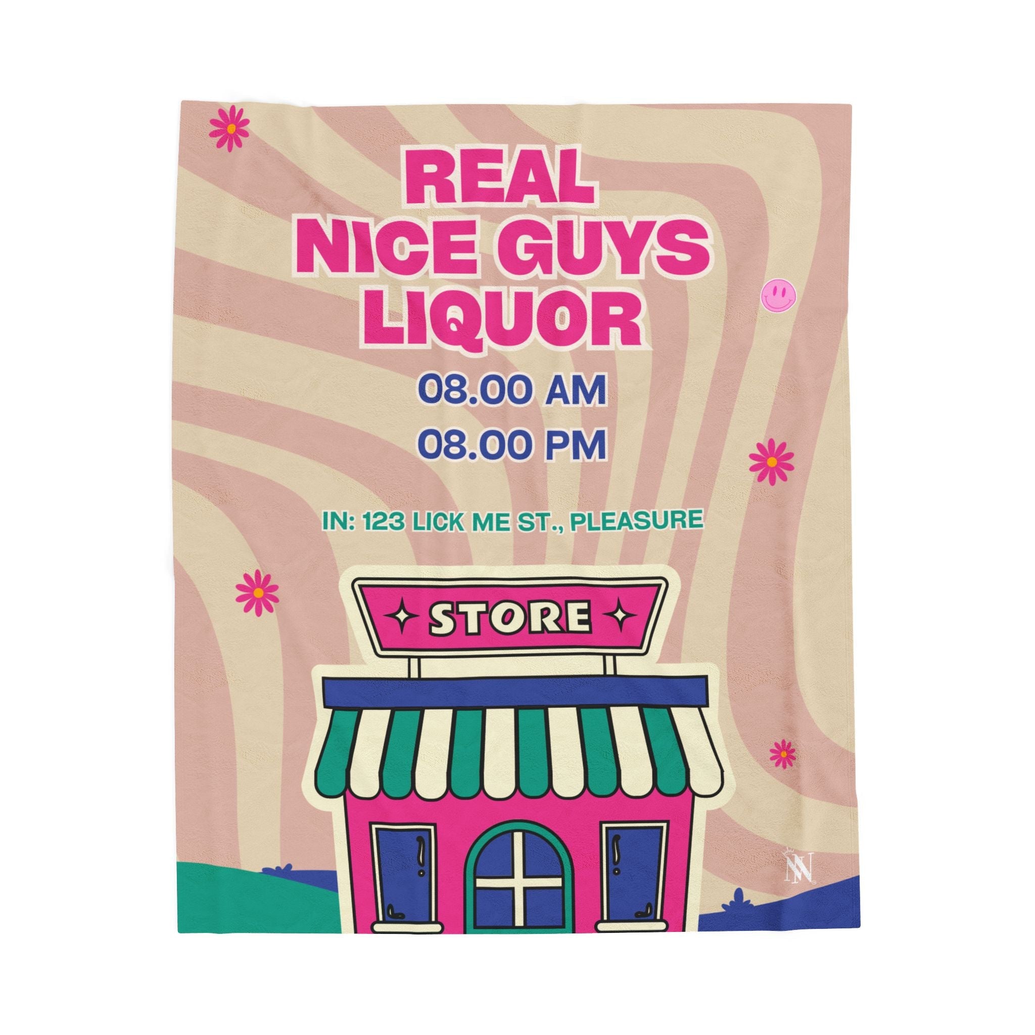 Real Nice Guys Liquor | Mix & Match Fun-Flirty Lovers’ Blankets