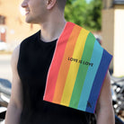 Love is Love Rainbow | Mix & Match Soft Fun-Flirty Lovers’ Towels