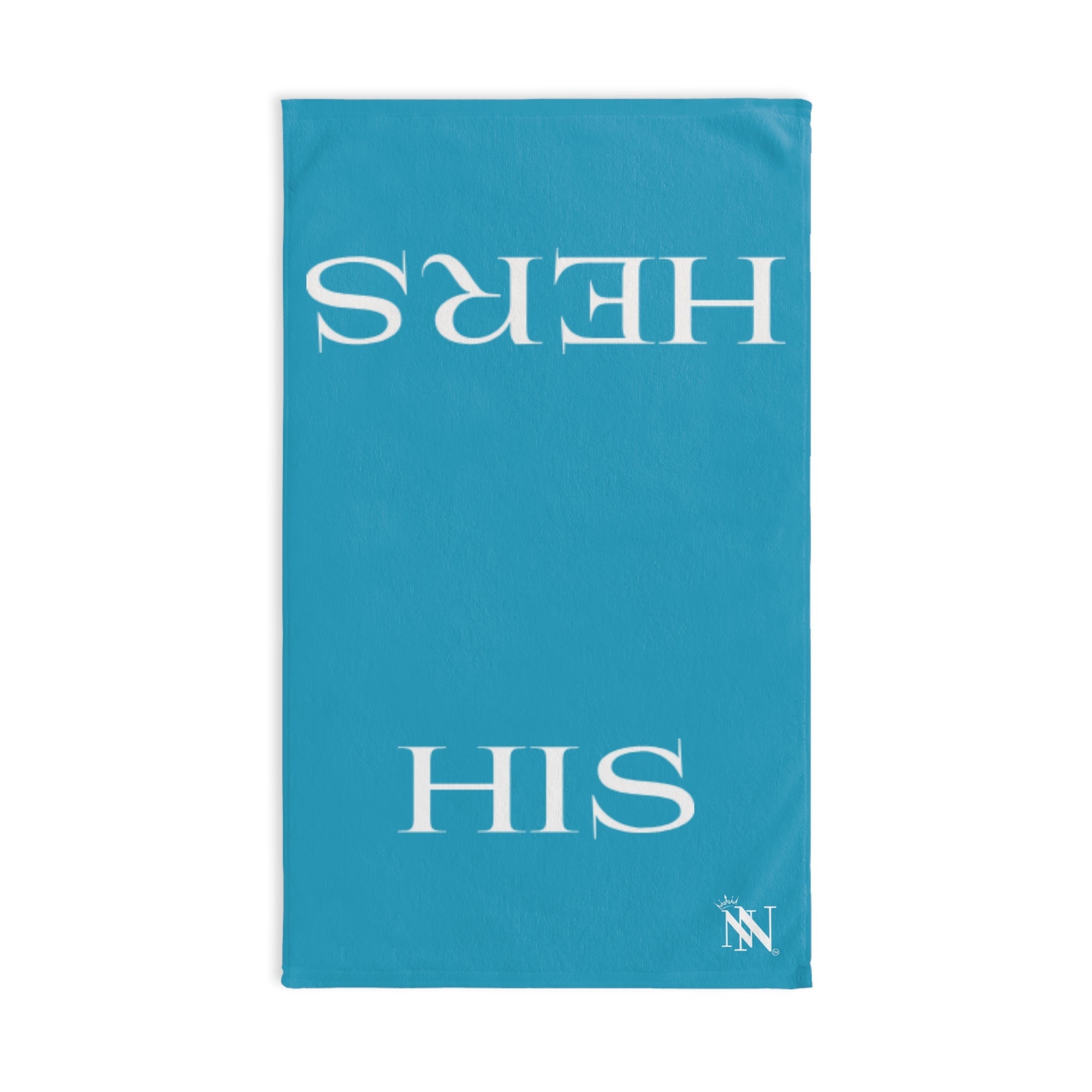 His Hers Shareable Blue | Mix & Match Classic Fun-Flirty Lovers’ Towels