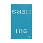 His Hers Shareable Blue | Mix & Match Classic Fun-Flirty Lovers’ Towels