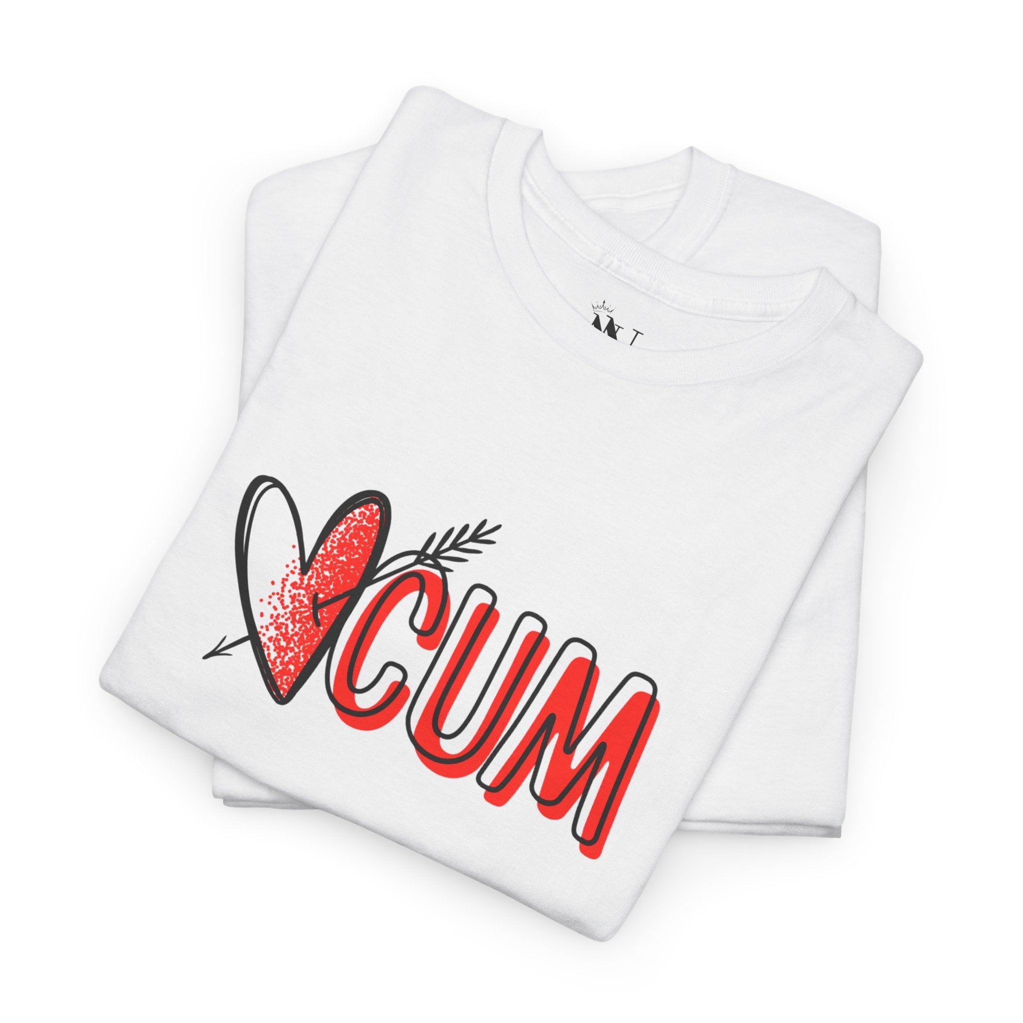 Heart Arrow Cum Sex Gifts Graphic T-Shirt