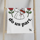 Until Death Do Us Part. Dead Bride Doll | Nectar Napkins Classic Fun-Flirty Lovers’ Towels