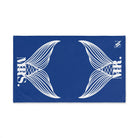 Mr. Mrs. Mermaid Shareable Sides Blue | Mix & Match Classic Fun-Flirty Lovers’ Towels