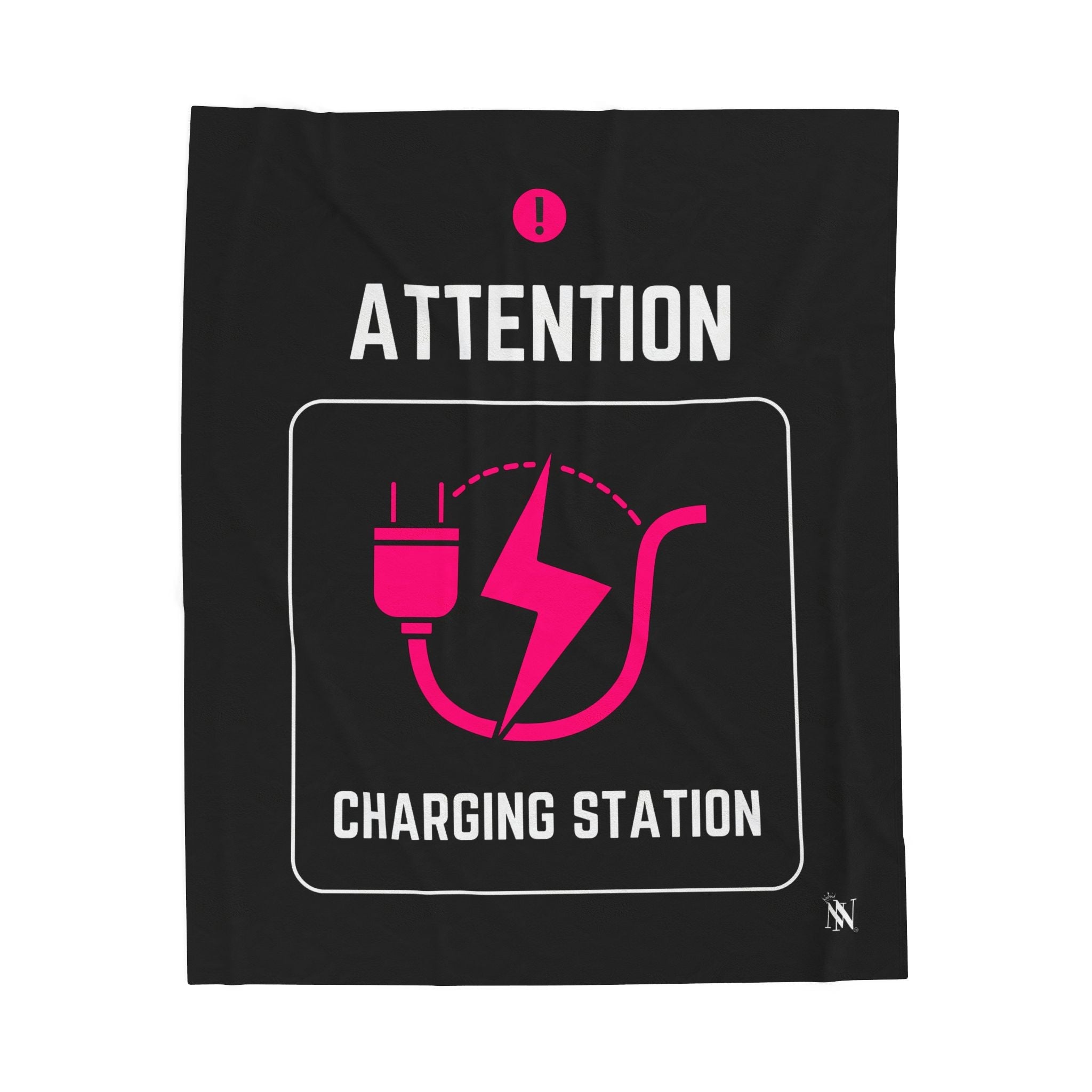 Attention Charging Station Romantic Gifts Silky Soft Love Blanket
