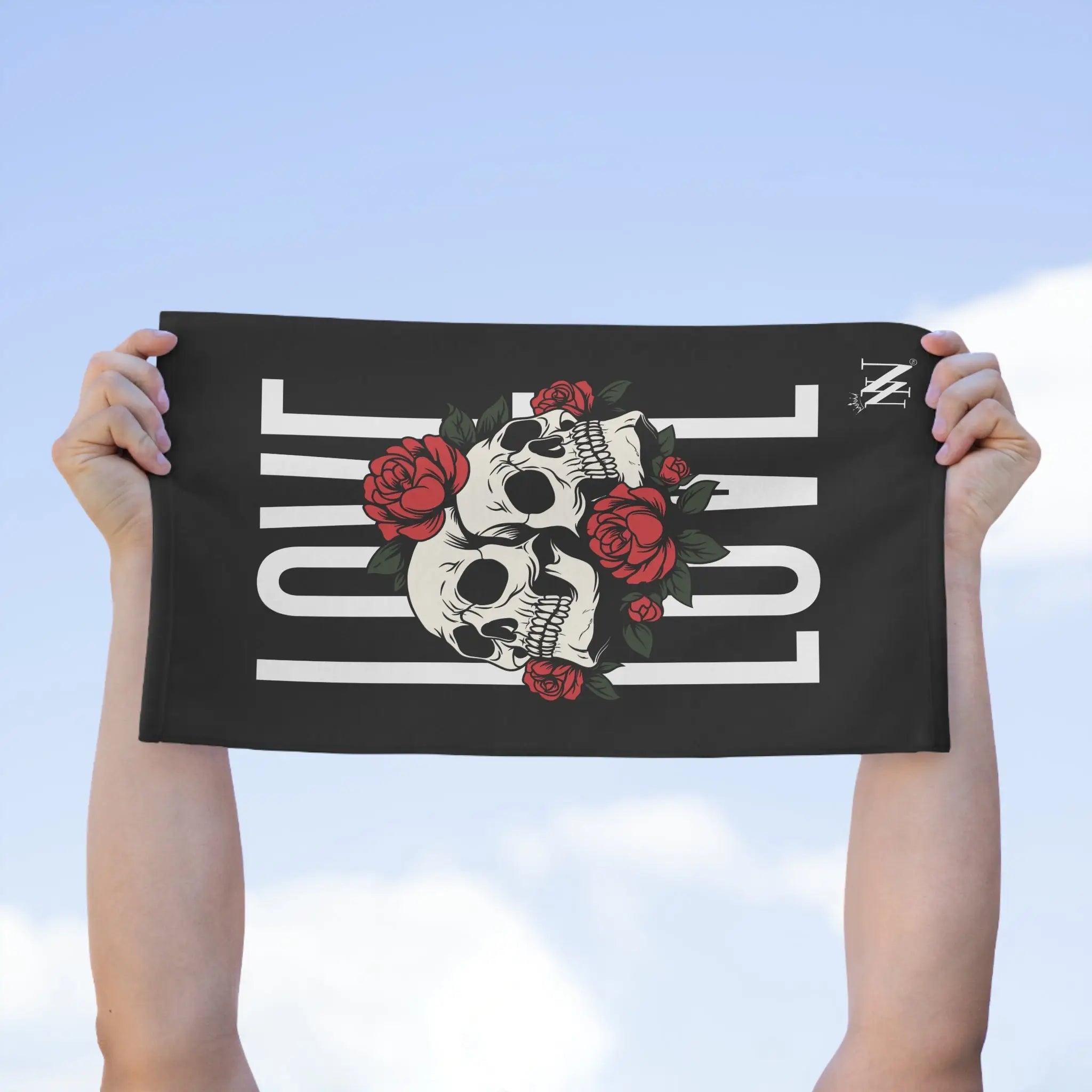 Roses Skulls & Love | Mix & Match Soft Fun-Flirty Lovers’ Towels