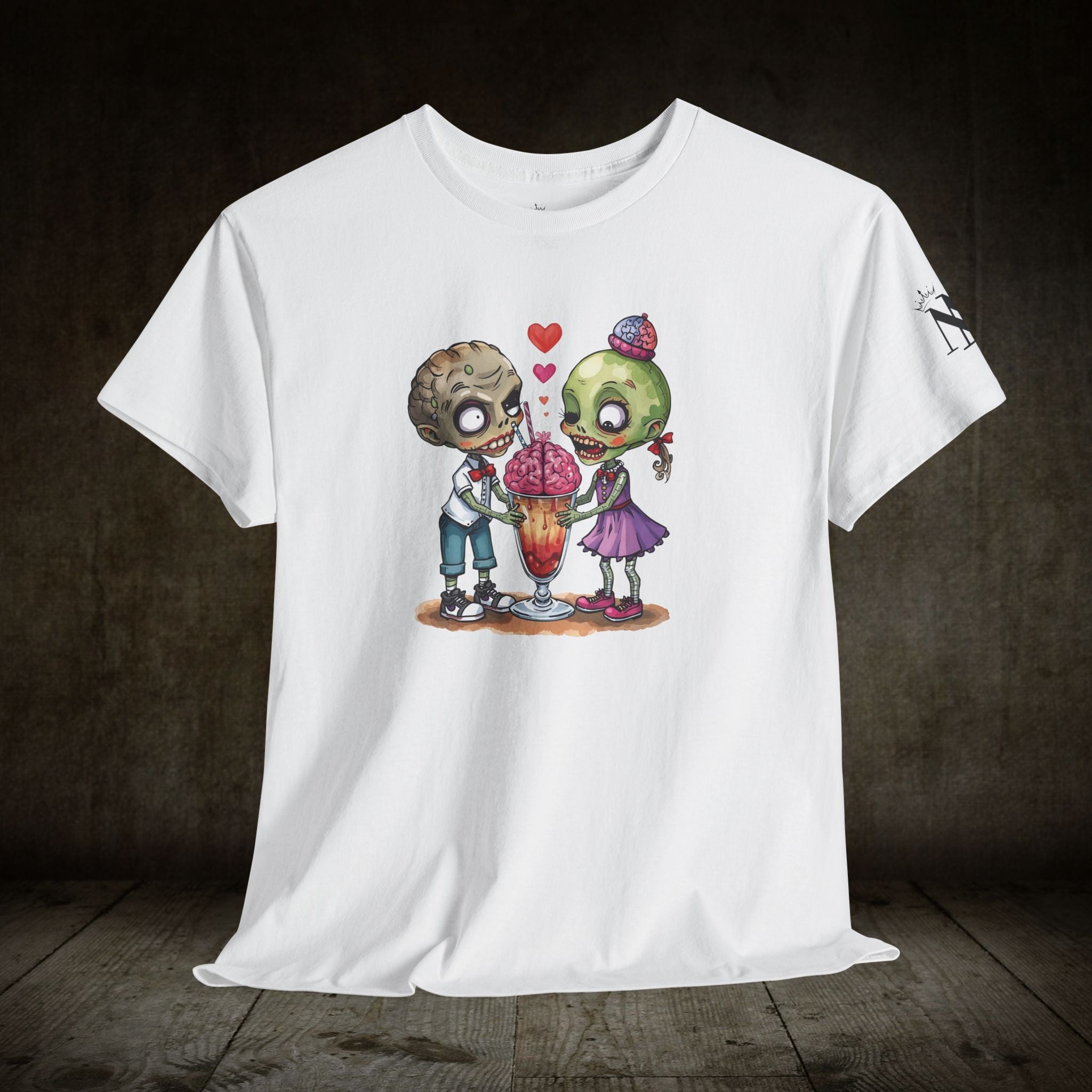 Zombies Share the Love | Mix & Match Cotton Unisex Fun-Flirty Lovers’ T-Shirts