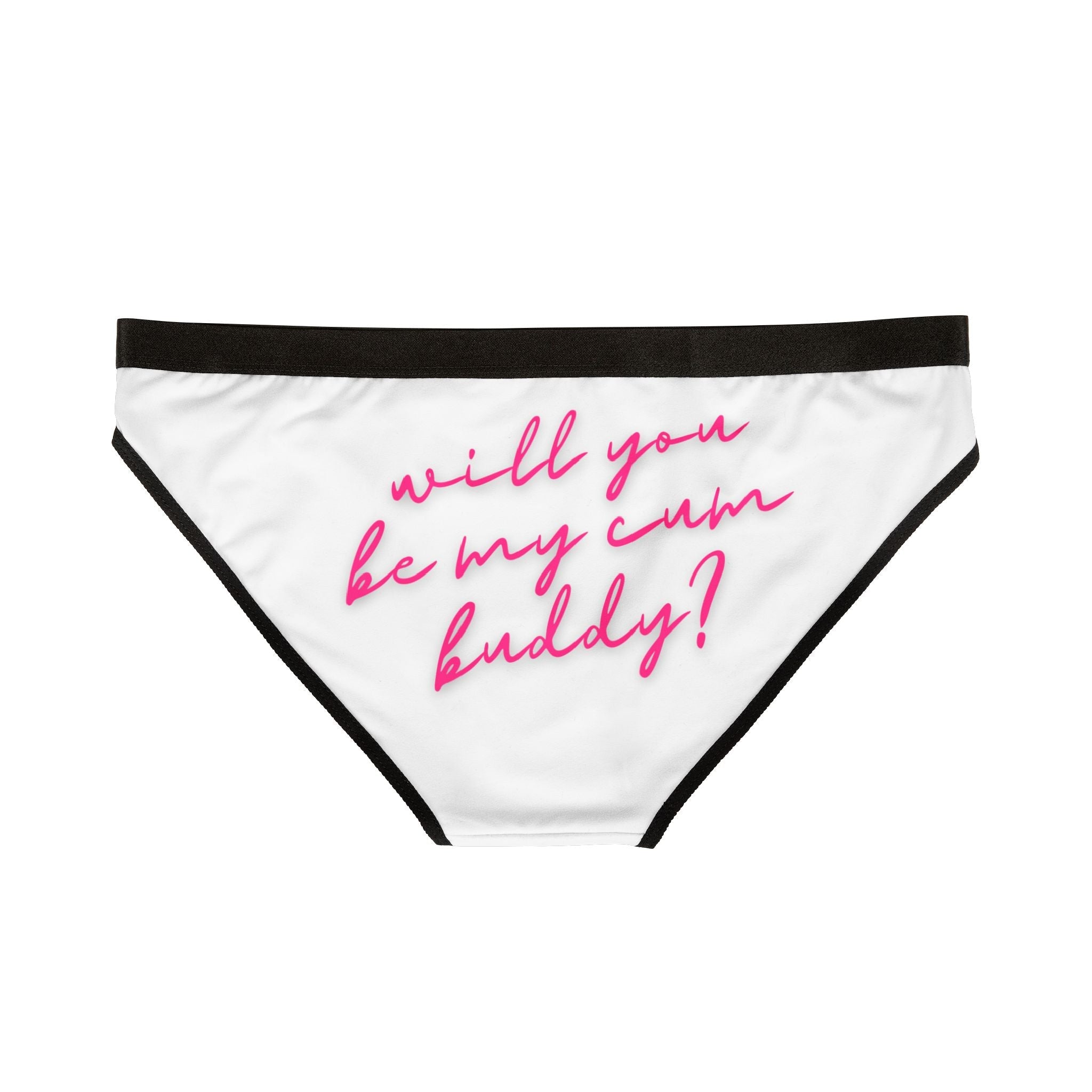 Will You Be My Cum Buddy? | Briefs for Women | Playful Comfy Underwear