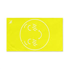 Yes Emoji Neon Yellow Cum Towel