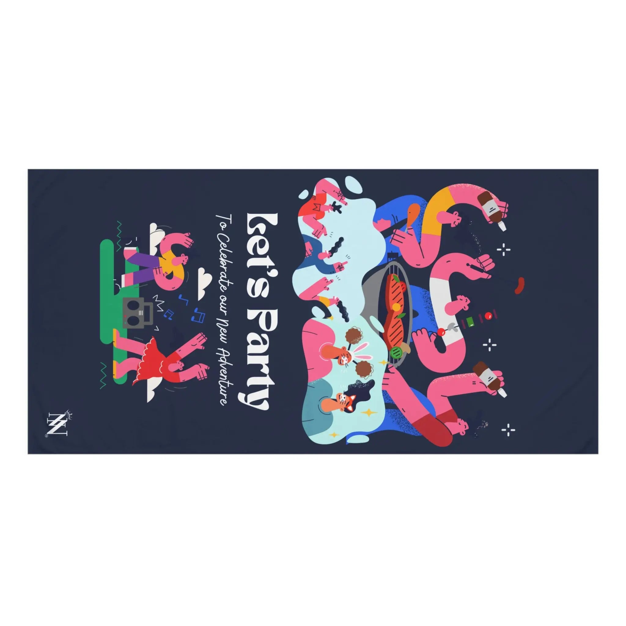Let’s Party | Mix & Match XL Fun-Flirty Lovers’ Towels