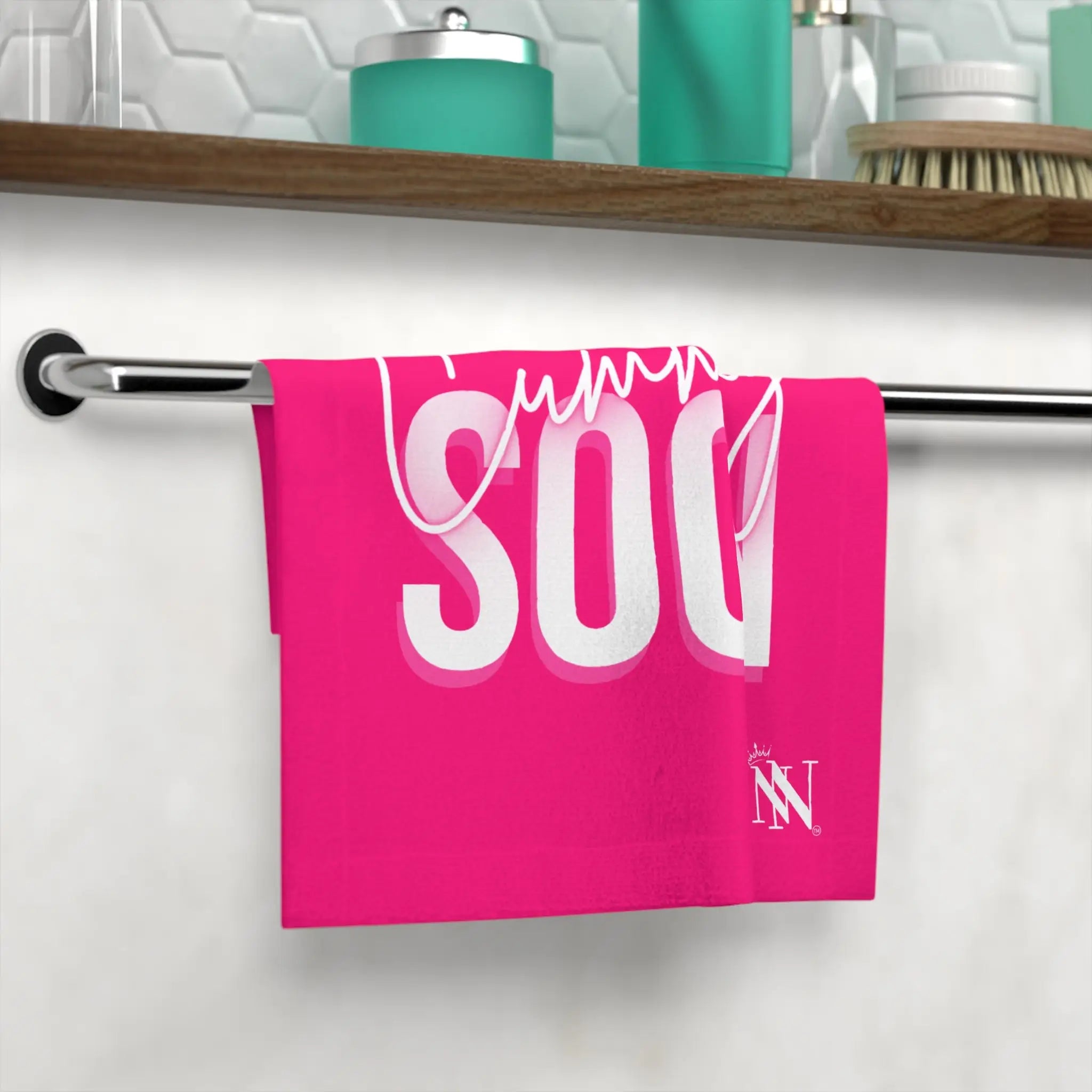 Cumming Soon Plain Signature Pink Cum Rag