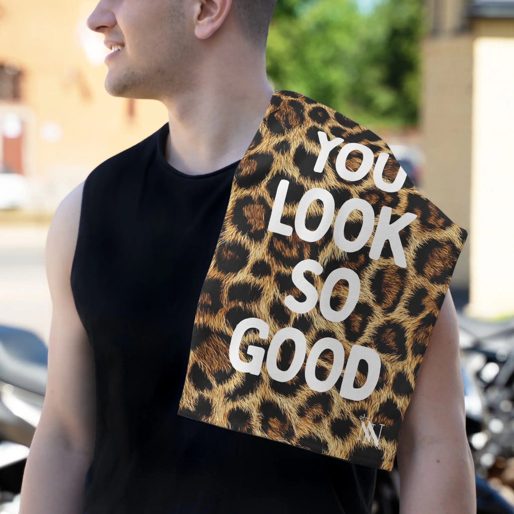 You Look So Good Realistic Cheetah Print Sex Towel
