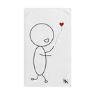 Stick Man Heart Balloon | Mix & Match Classic Fun-Flirty Lovers’ Towels