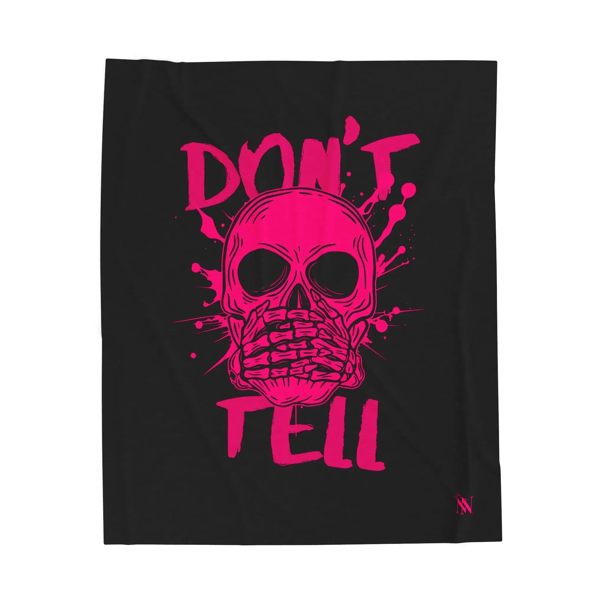 Don’t Tell Skeleton | Nectar Napkins Fun-Flirty Lovers’ Blankets