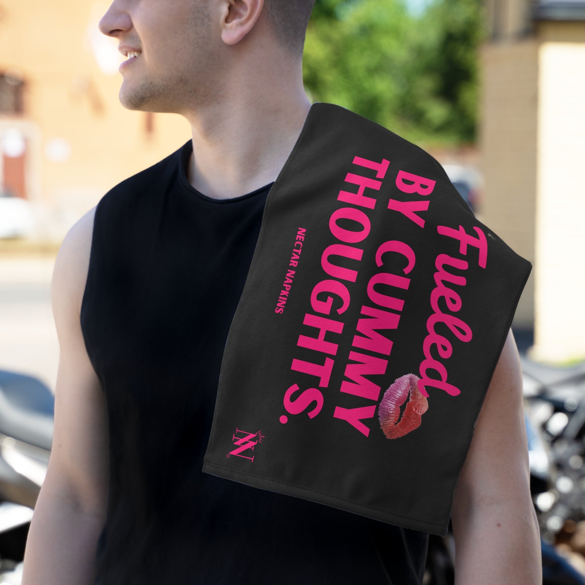 Fueled By Cummy Thoughts Sex Towel