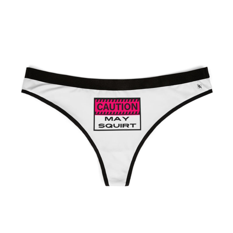 Caution: May Squirt | Mix & Match Women’s Fun-Flirty Lovers’ Thongs