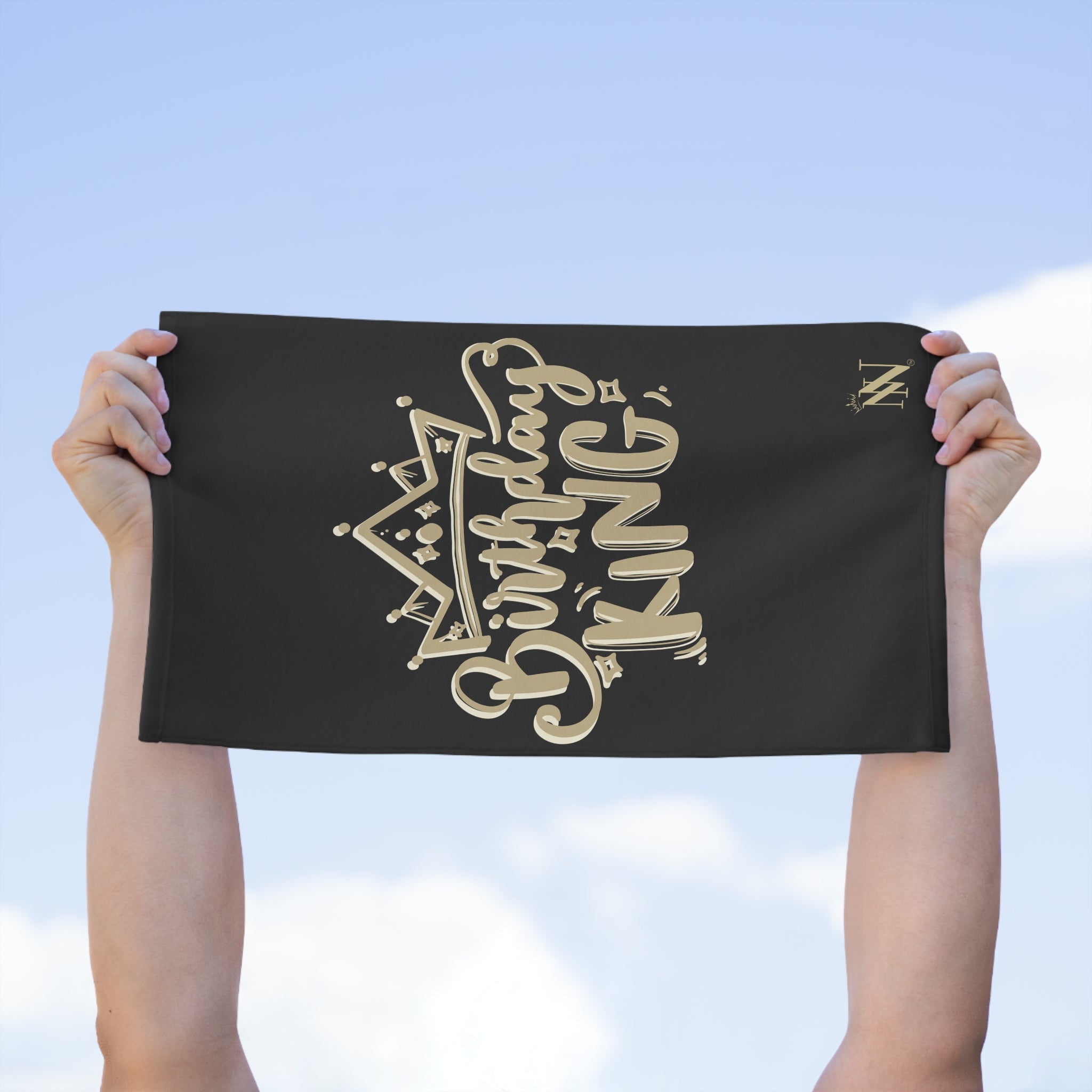 Gold Crown Birthday King | Mix & Match Soft Fun-Flirty Lovers’ Towels
