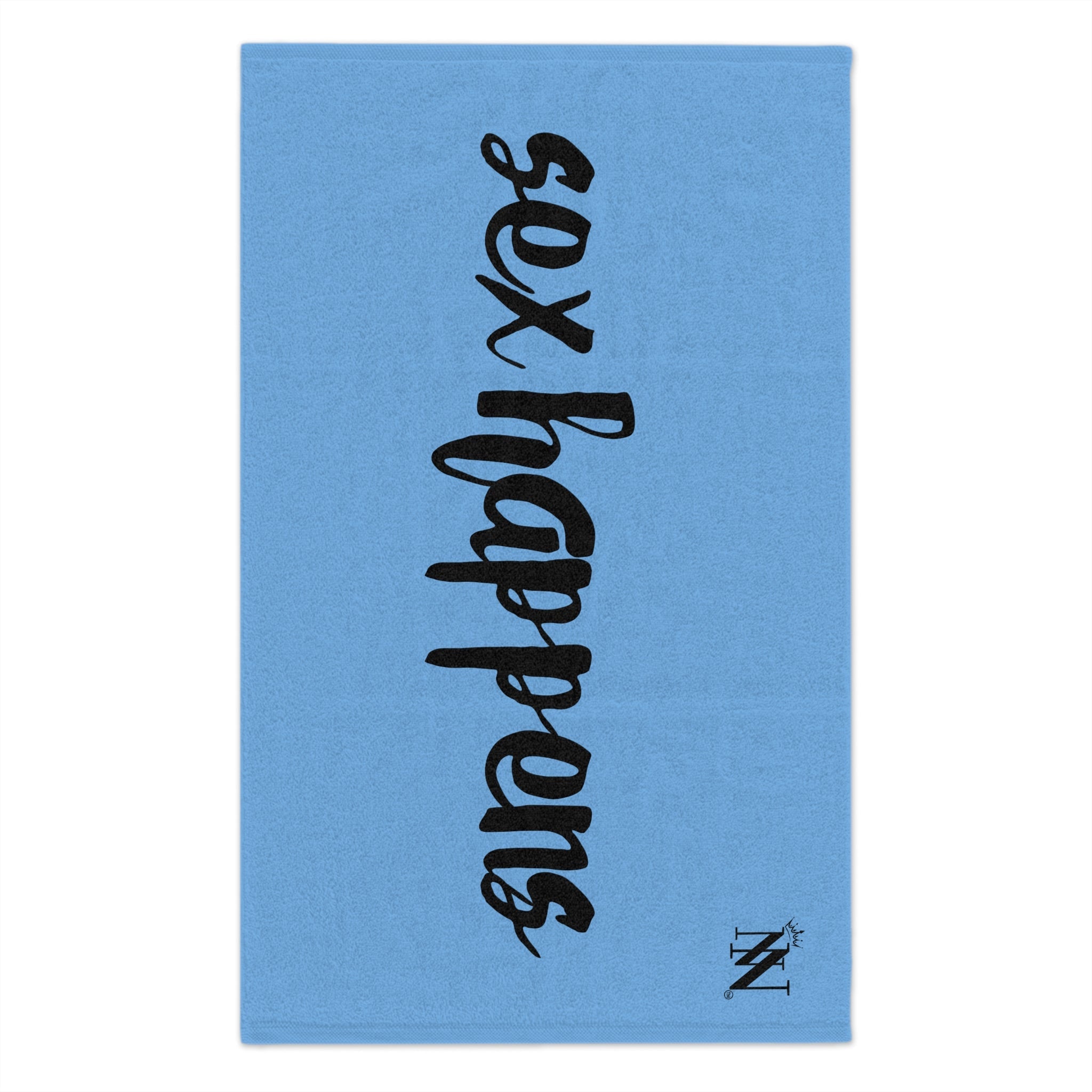 Sex Happens Light Blue | Mix & Match Soft Fun-Flirty Lovers’ Towels
