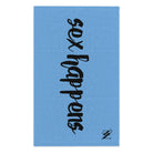 Sex Happens Light Blue | Mix & Match Soft Fun-Flirty Lovers’ Towels