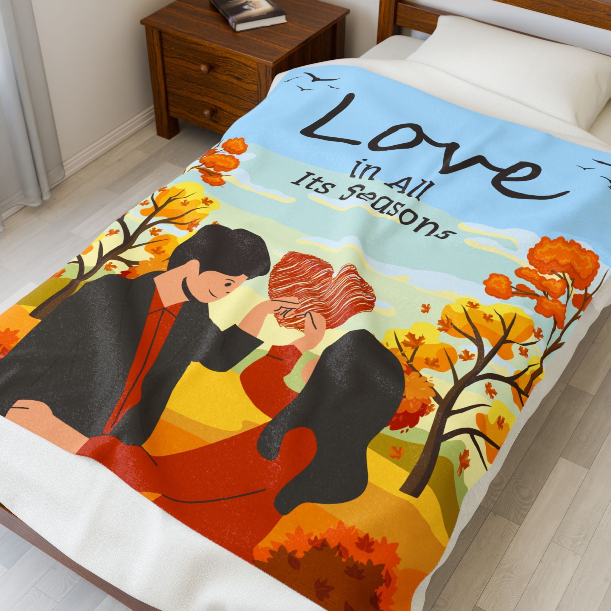 Love in All Its Seasons | Mix & Match Velveteen Fun-Flirty Lovers’ Blankets