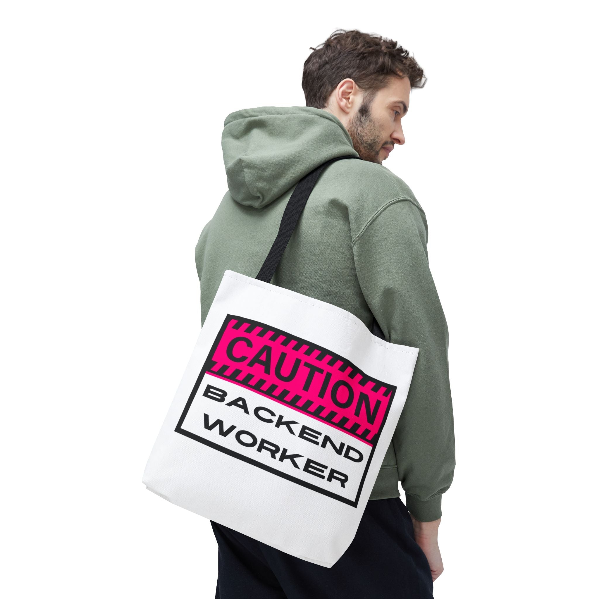 Caution: Backend Worker | Mix & Match Fun-Flirty Lovers’ Totes