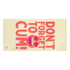 Don’t Forget to Cum! Heart Eyes Emoji Anal Play Sex Towel