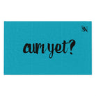 Cum Yet? Teal | Mix & Match Soft Fun-Flirty Lovers’ Towels