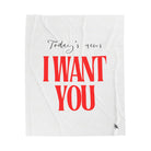 Today’s News I Want You | Mix & Match Soft Fun-Flirty Lovers’ Blankets
