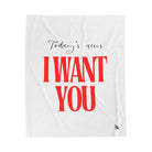 Today’s News I Want You | Mix & Match Soft Fun-Flirty Lovers’ Blankets