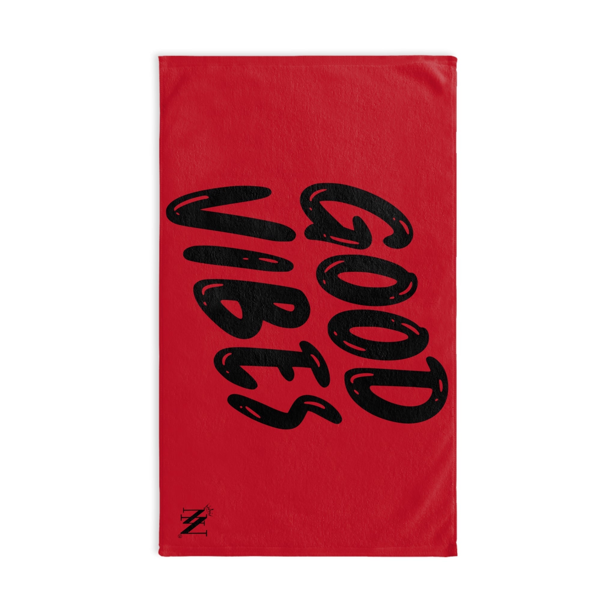 Good Vibes Bubble Print Red | Mix & Match Classic Fun-Flirty Lovers’ Towels