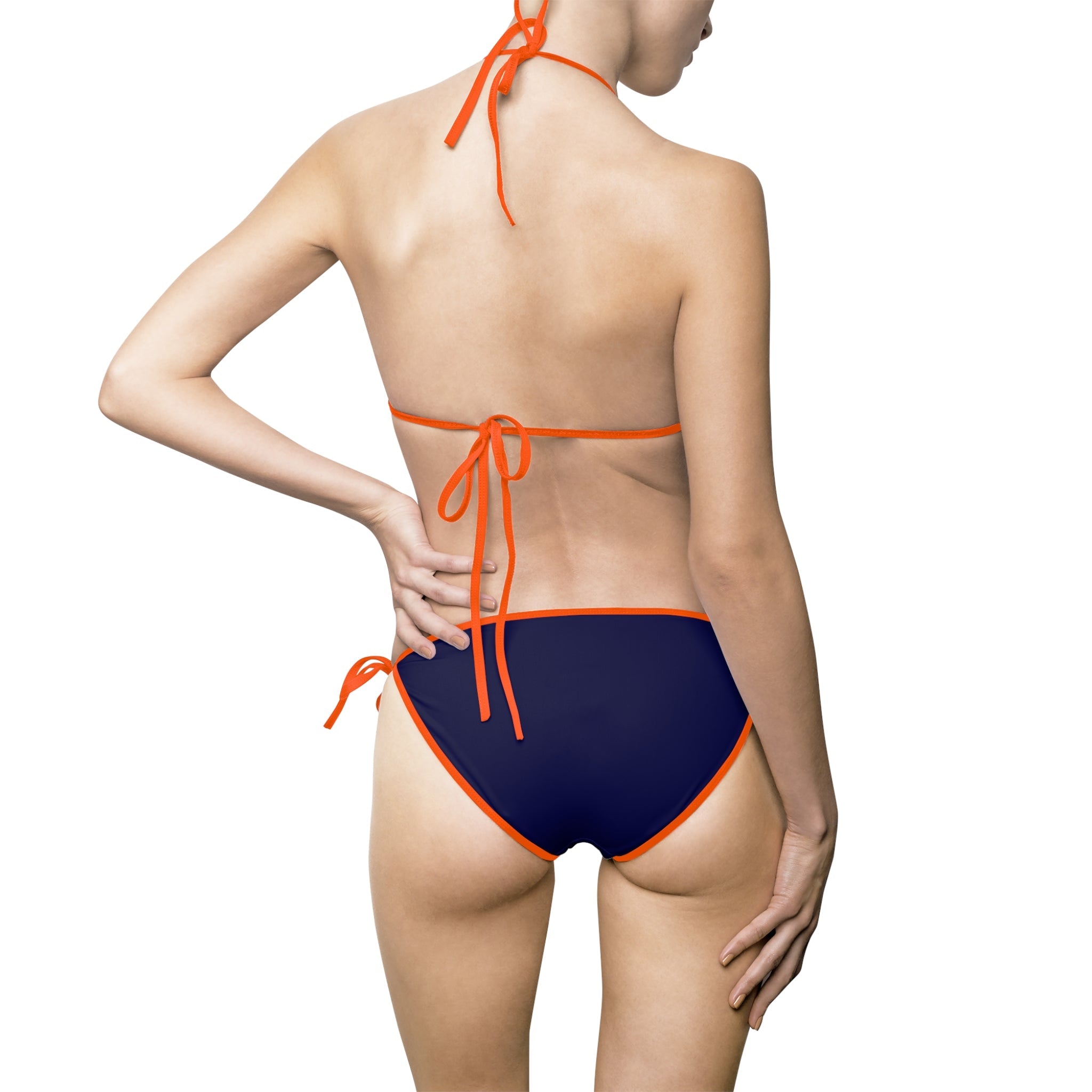 Navy Blue Strappy | Mix & Match Fun-Flirty Lovers’ String Bikinis