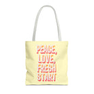 Peace Love Fresh Start | Mix & Match Fun-Flirty Lovers’ Totes