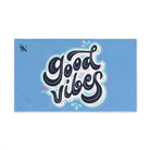 Good Vibes Blue Splash Light Blue Cum Towel