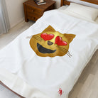 Kitty Love Emoji | Mix & Match Soft Fun-Flirty Lovers’ Blankets