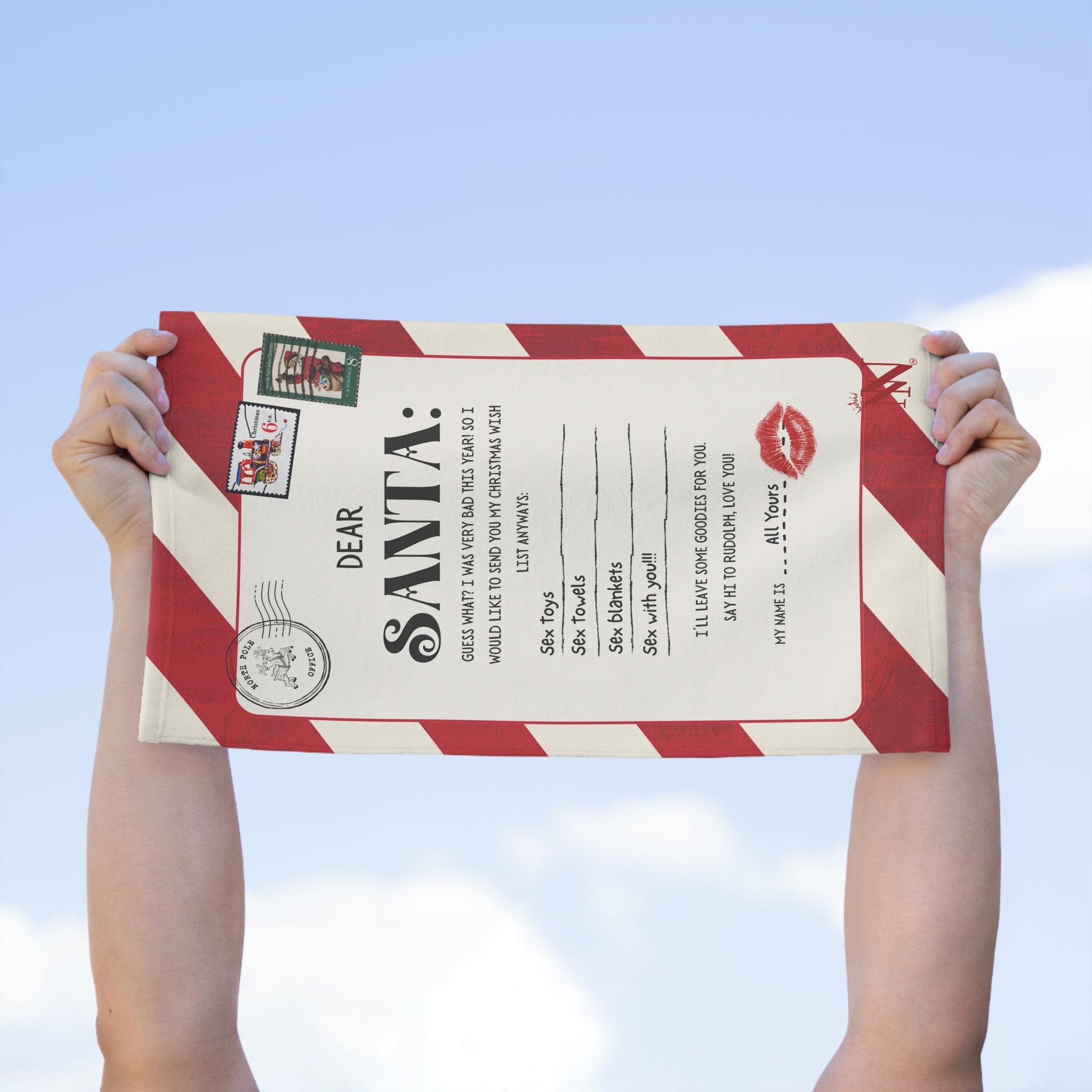 Dear Santa | Mix & Match Soft Fun-Flirty Lovers’ Towels