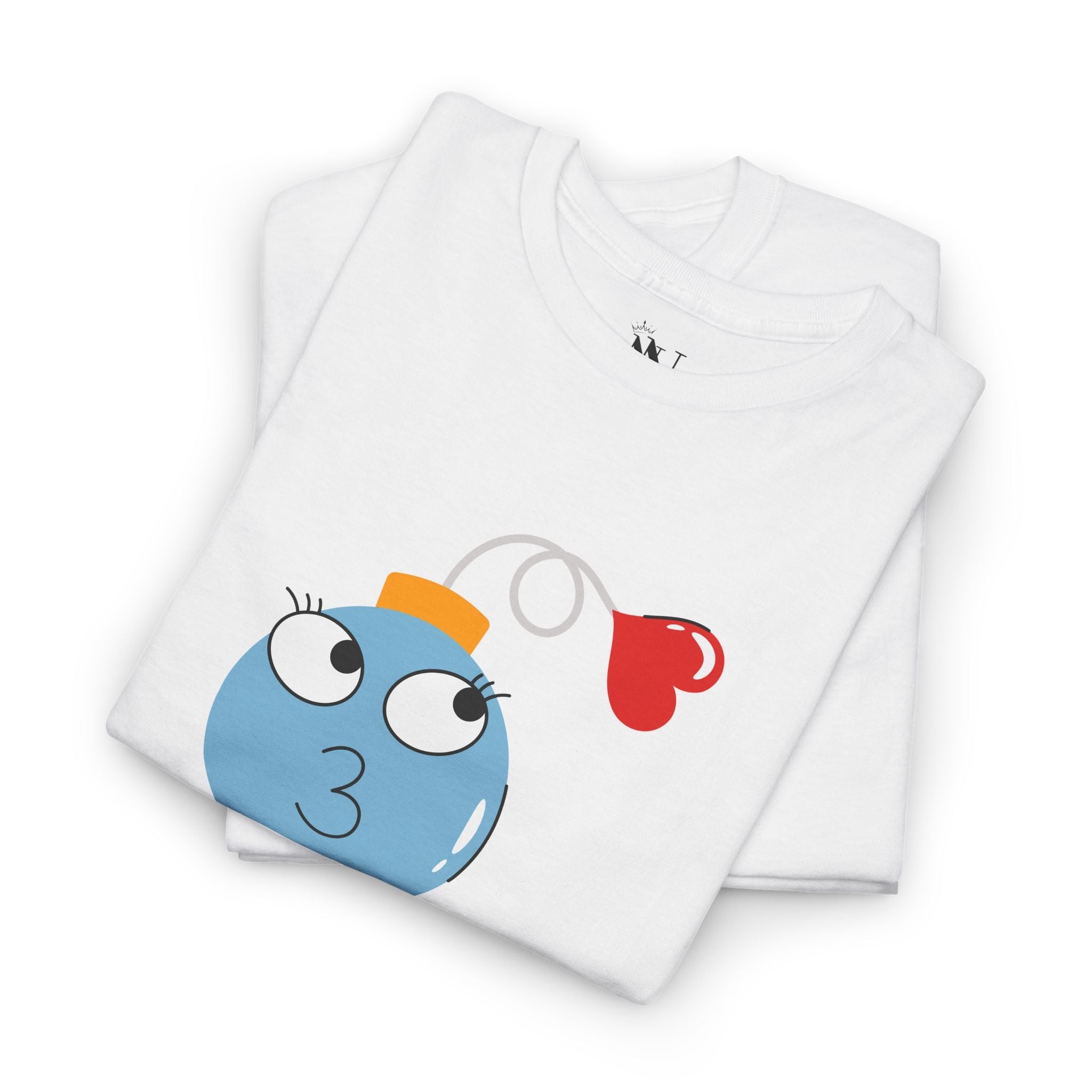 Smoochie Love Bomb | Mix & Match 100% Cotton Unisex Fun-Flirty Lovers’ Tees