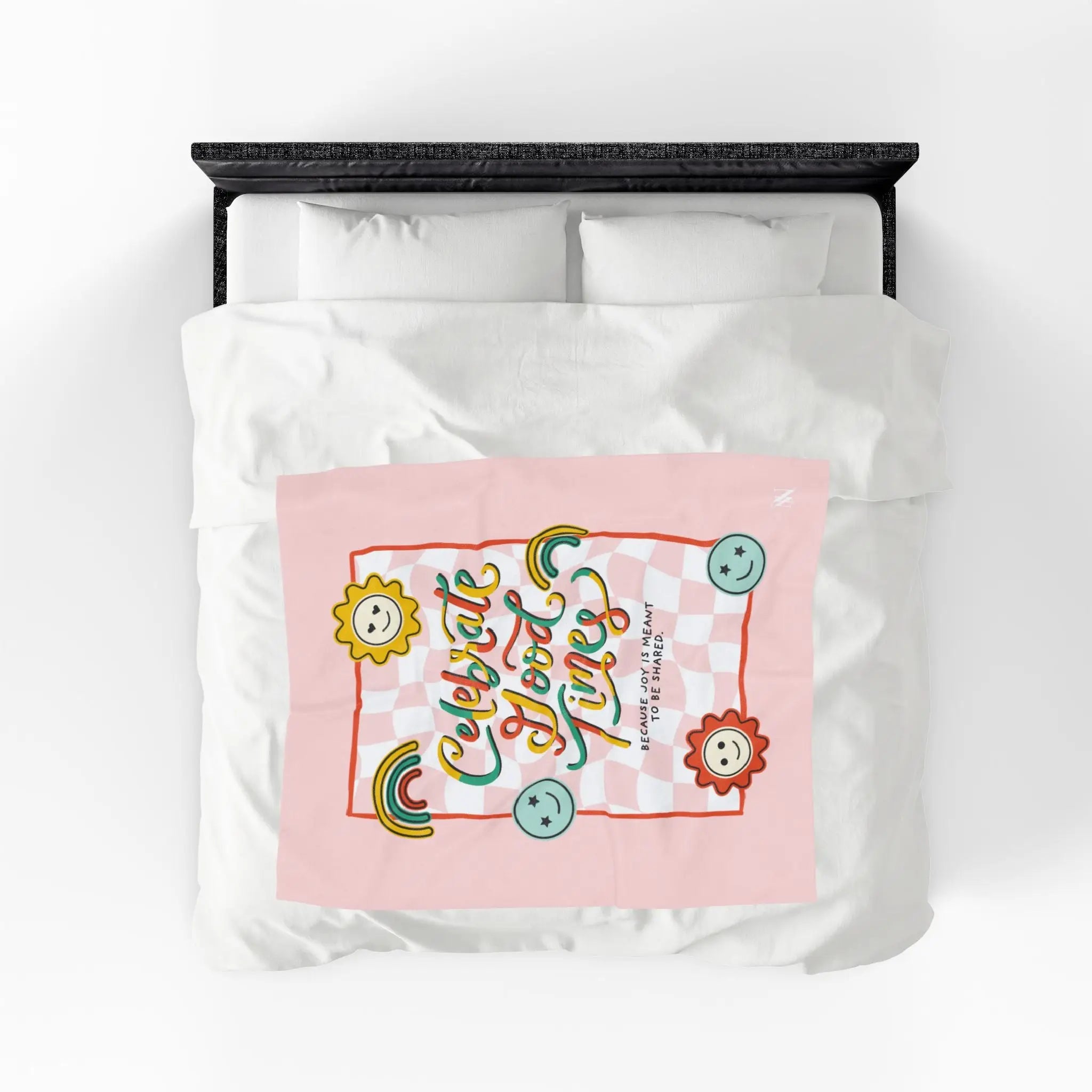 Celebrate Good Times Retro Blanket