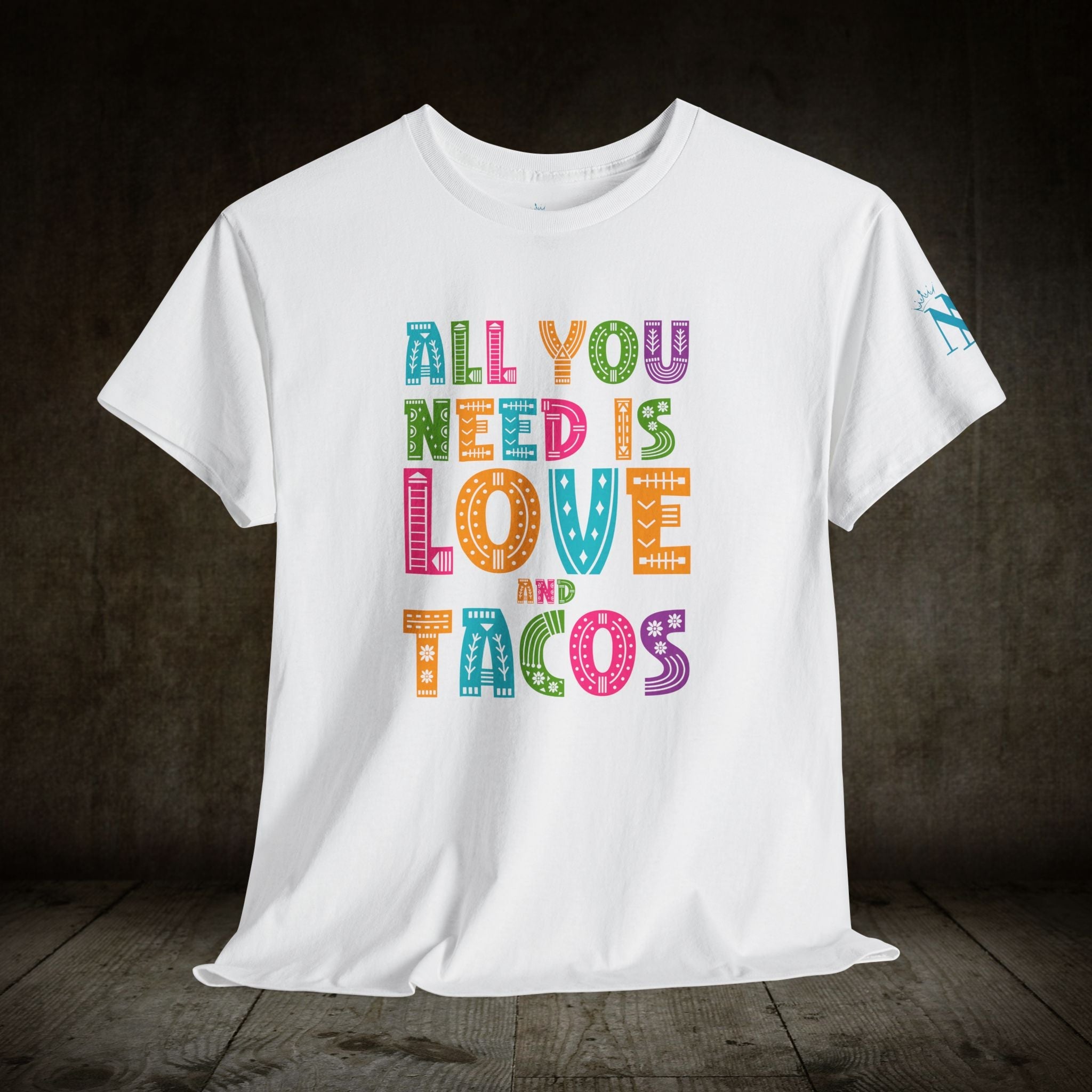All You Need Is Love & Tacos | Mix & Match 100% Cotton Unisex Fun-Flirty Lovers’ Tees