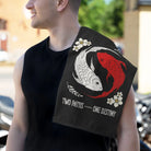 Two Paths One Destiny Koi Fish Ying Yang | Nectar Napkins Fun-Flirty Lovers’ Towels