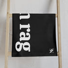 Traditional Cum Rag Black | Mix & Match Original Fun-Flirty Lovers’ Towels