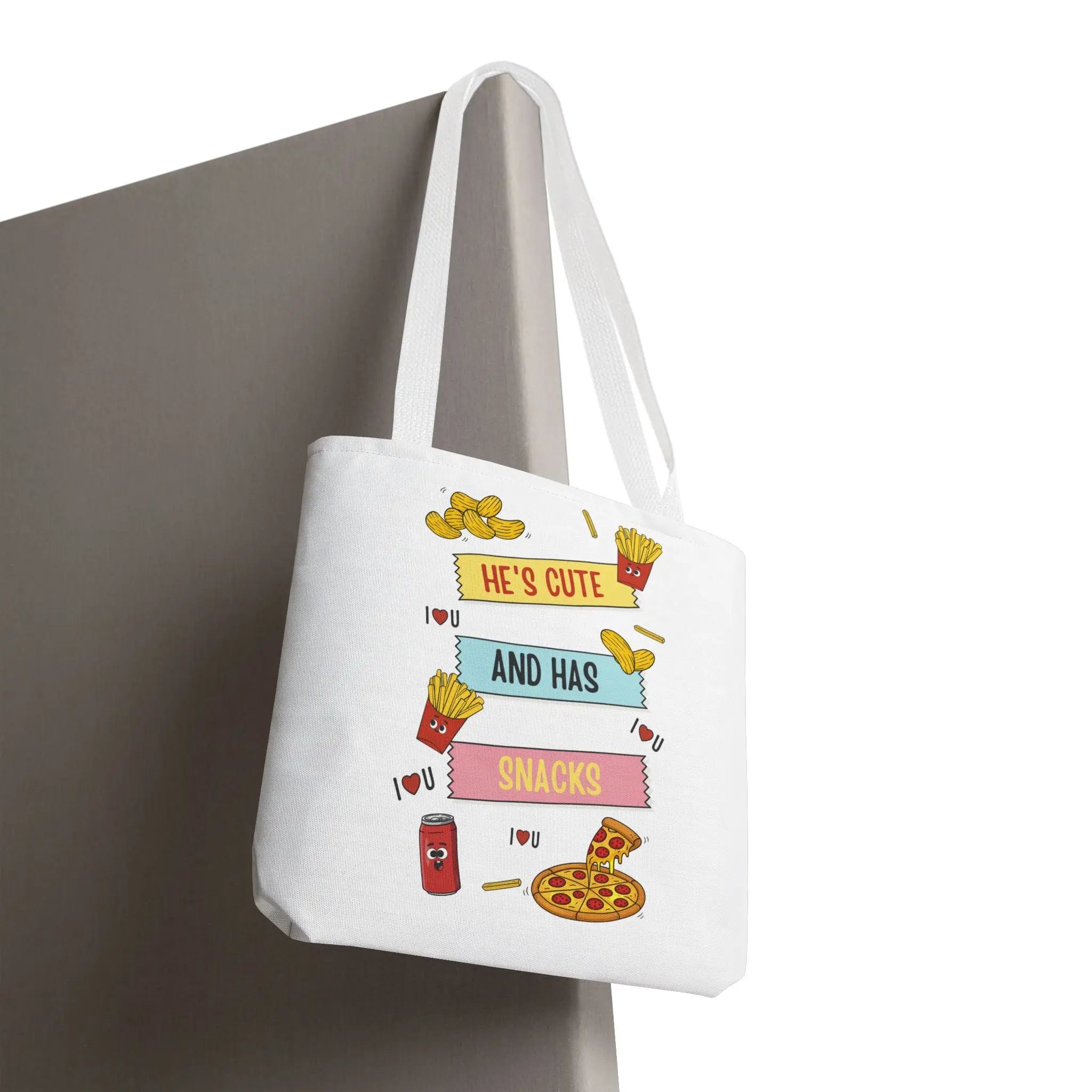 He’s Cute and Has Snacks | Mix & Match Fun-Flirty Lovers’ Totes