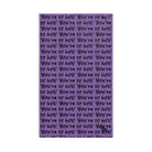 You’re So Hot! Patterned Light Purple | Nectar Napkins Classic Fun-Flirty Lovers’ Colored Towels